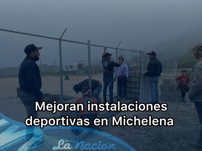 Mejoran instalaciones deportivas en Michelena