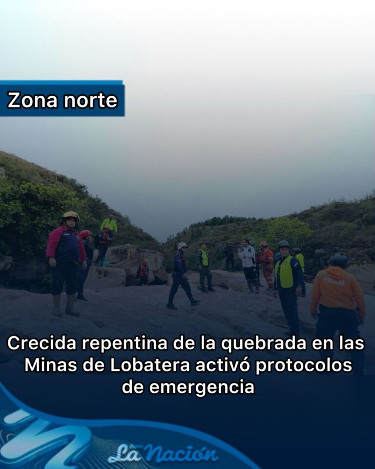Crecida de quebrada en Las Minas de Lobatera activa protocolos de emergencia