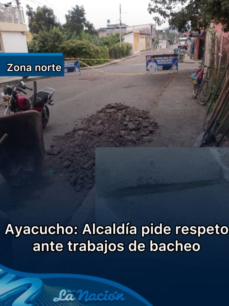 Alcaldía de Ayacucho pide respeto ante trabajos de bacheo