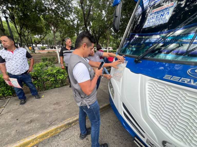 Se inició censo de verificación del transporte público en frontera