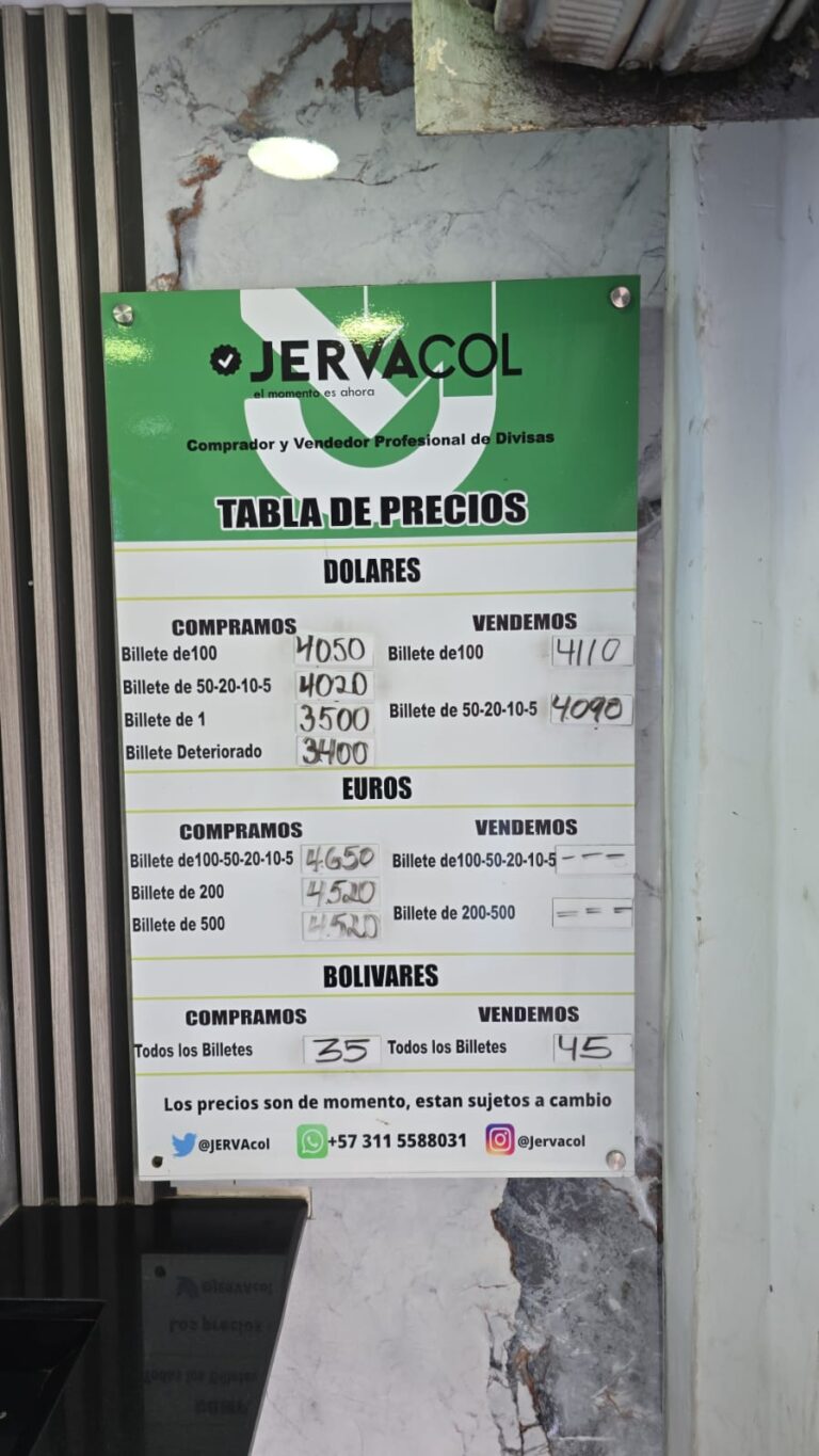 Precio del dólar este 5 de mayo