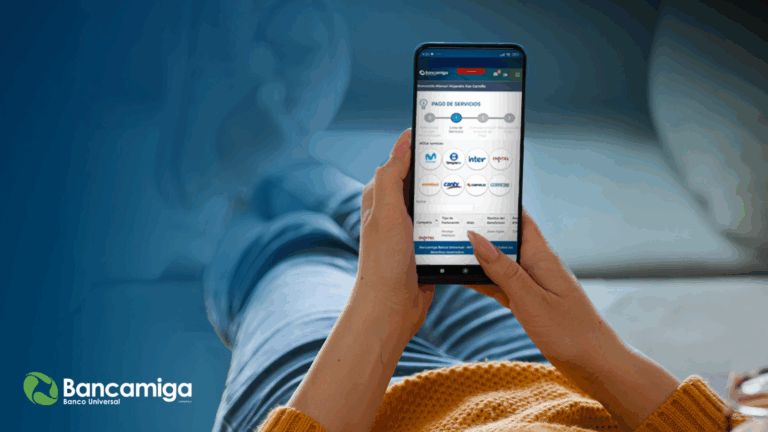 Paga y recargas tus servicios por la plataforma multicanal de Bancamiga