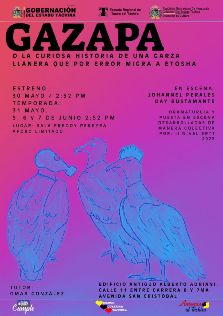 Escuela Regional de Teatro estrena la obra: “Gazapa “