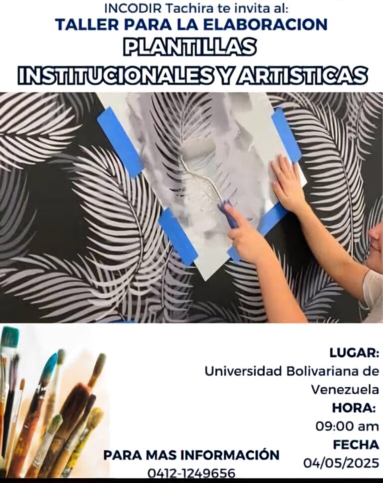 Taller para elaborar plantillas institucionales y artísticas