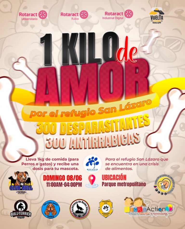 Un kilo de amor por el refugio San Lázaro