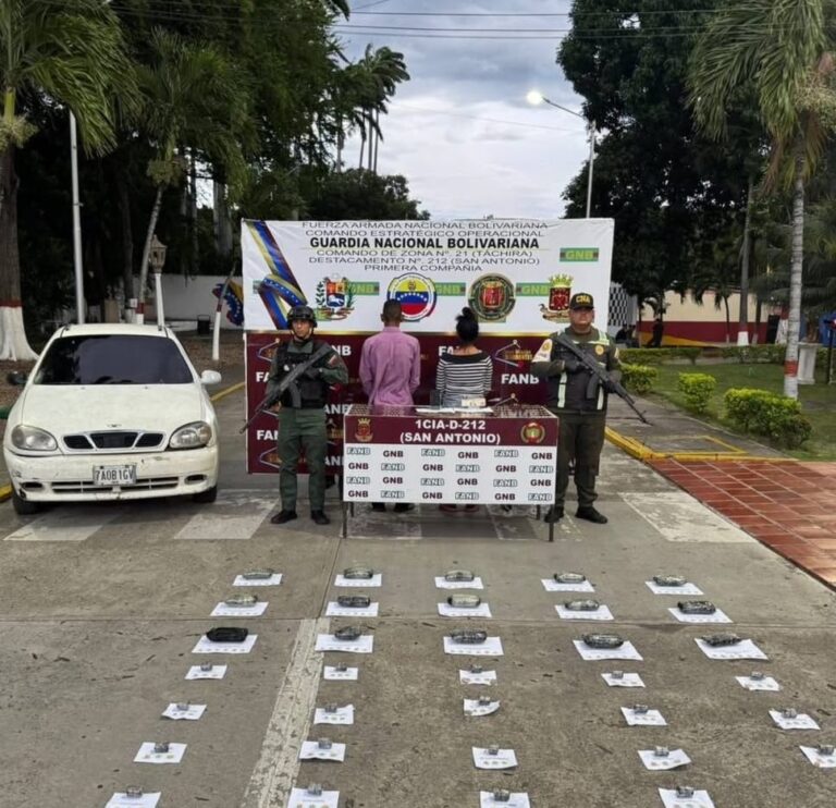 Caen «Los Valencianos» en frontera con más de 10 kilos de estupefacientes