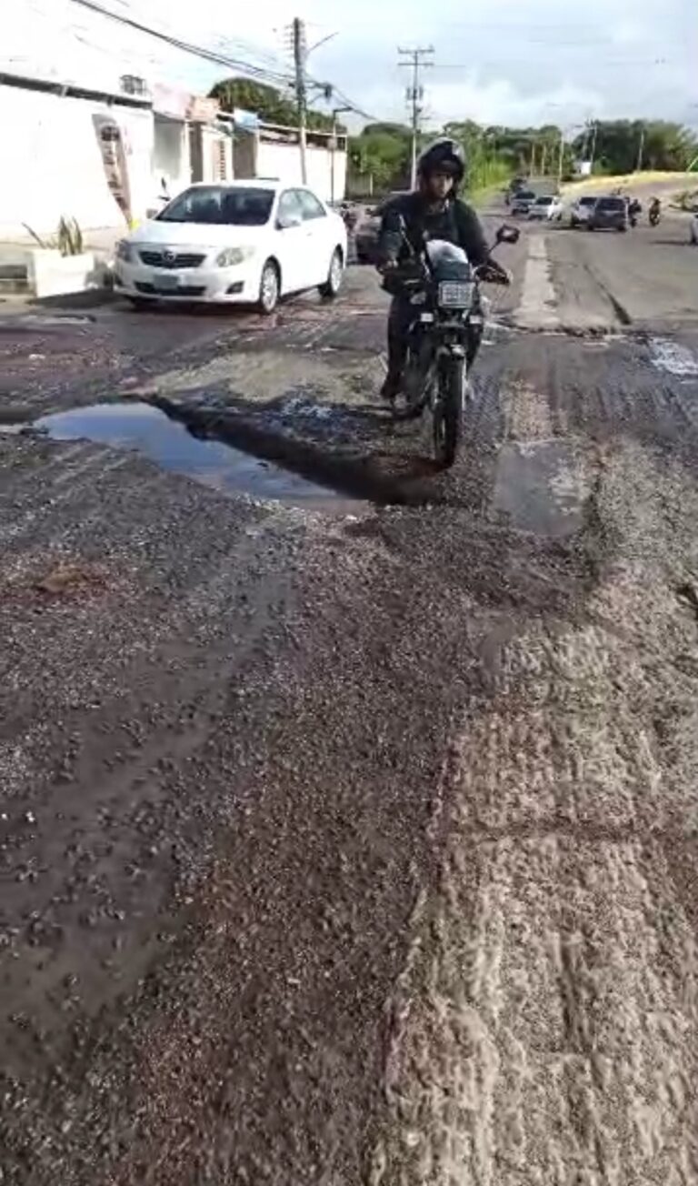 Reclaman asfaltado en la vía principal de Las Vegas de Táriba