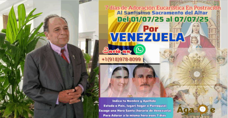 Siete días de Adoración Eucarística en Postración