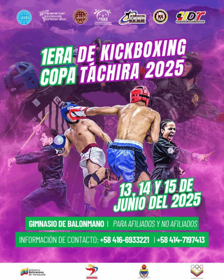 Copa Nacional de Kickboxing reunirá más de 100 atletas en Táchira