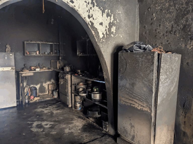 «El incendio consumió todos mis enseres»