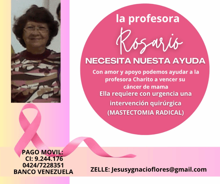 Una ayuda para la maestra Rosario Pérez
