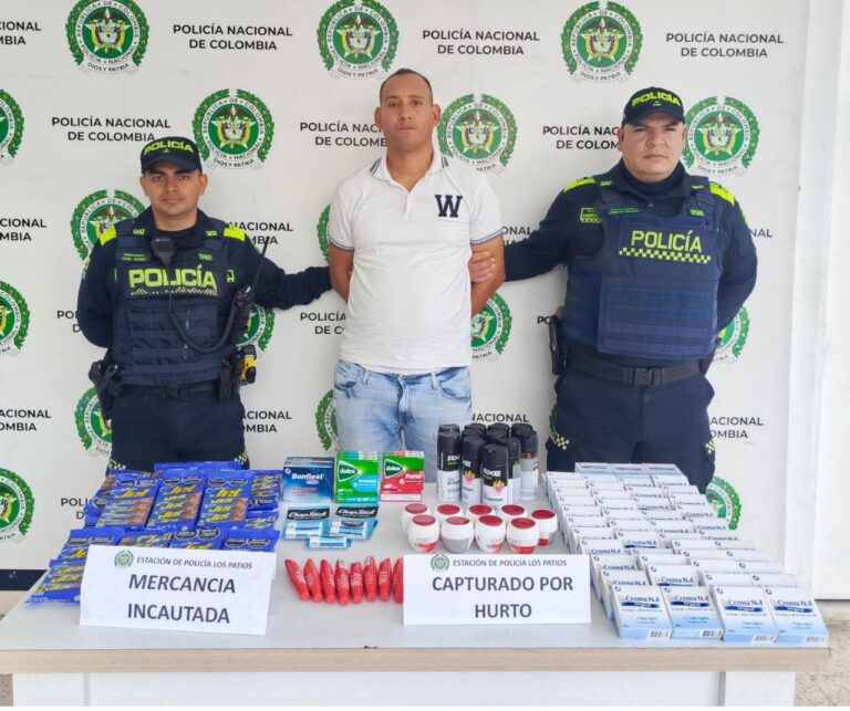 Hurtó productos de un local comercial en Cúcuta