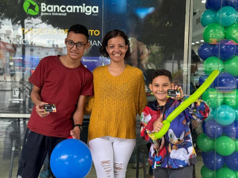 Bancamiga extiende operativo especial por el mes del niño con entrega gratuita de la tarjeta Kids