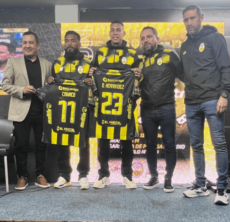 Deportivo Táchira presentó refuerzos: Luis González y Oscar Hernández