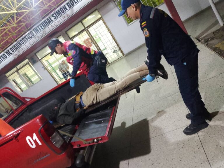 Un jóven sufrió un accidente vial el fin de semana en la vía Las Mesas