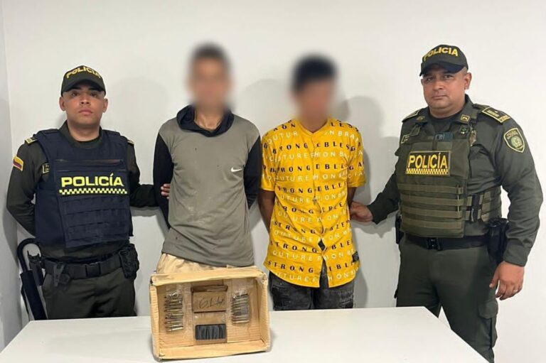 Aprehendidos con municiones pertenecientes a un grupo irregular