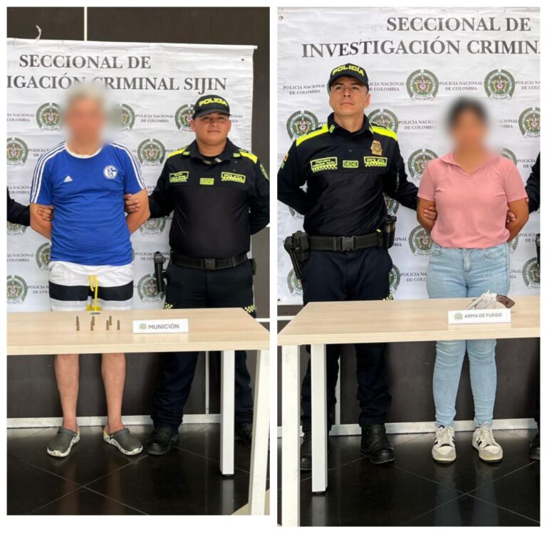 Aprehendidos por porte ilícito de armas de fuego