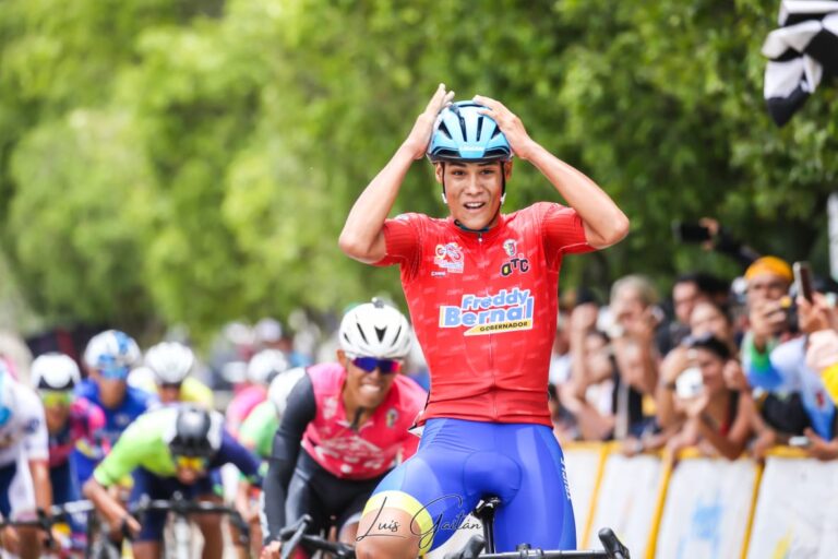 ¡ay Ala!, ganó Edward la cuarta etapa del giro joven de Venezuela