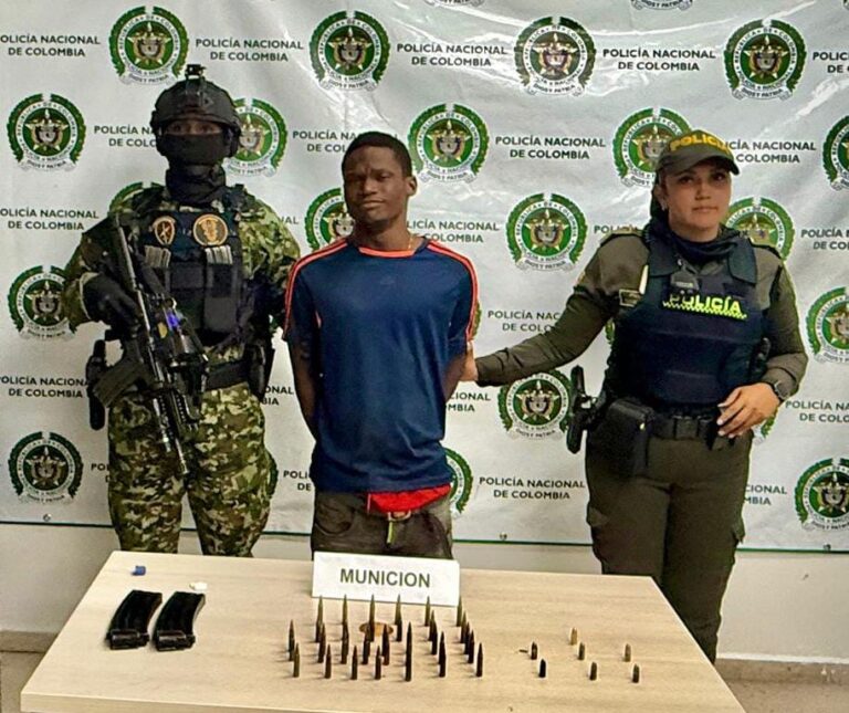 Aprehendido con municiones en Cúcuta