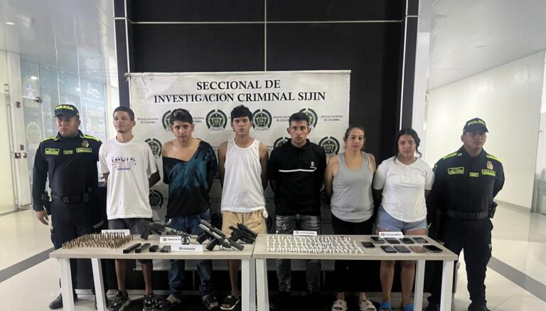 Caen siete de «Los Mexicanos» con armas y estupefacientes en Cúcuta