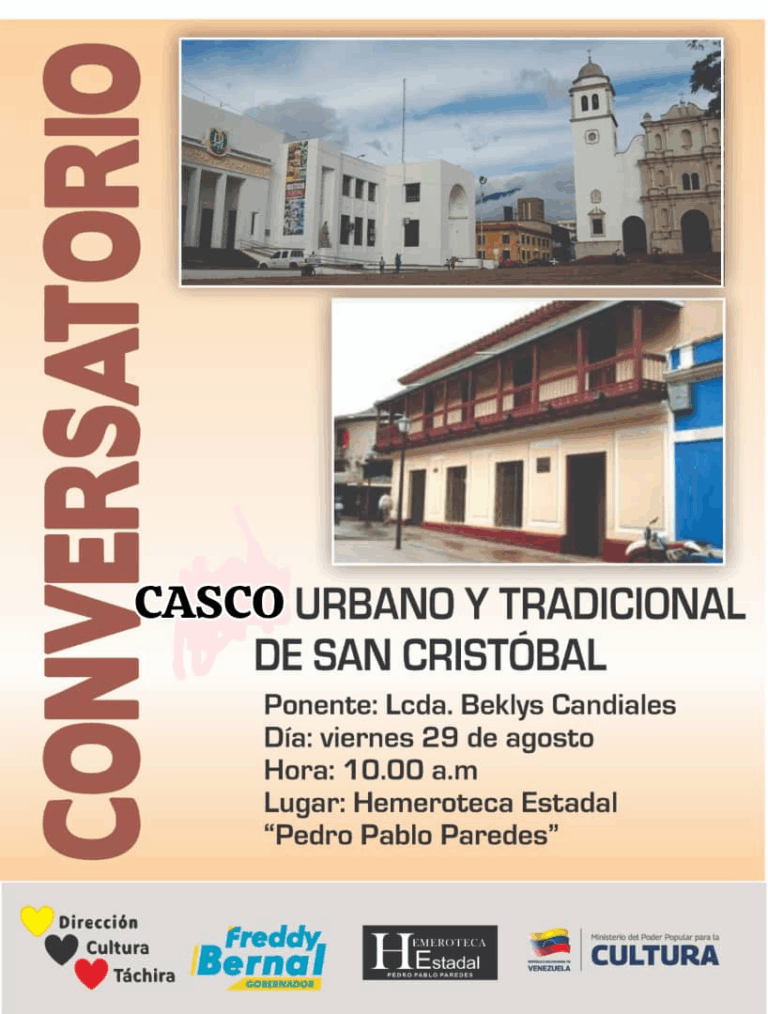 Belkis Candiales hablará en la Hemeroteca sobre el casco histórico de San Cristóbal