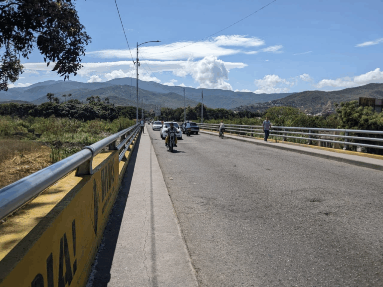 Despejado el tramo binacional este 29Agto