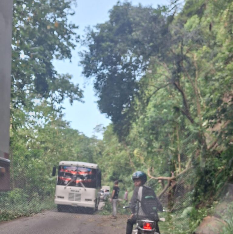 Precaución: Conductores reportan obstrucción vial en la panamericana de la zona norte