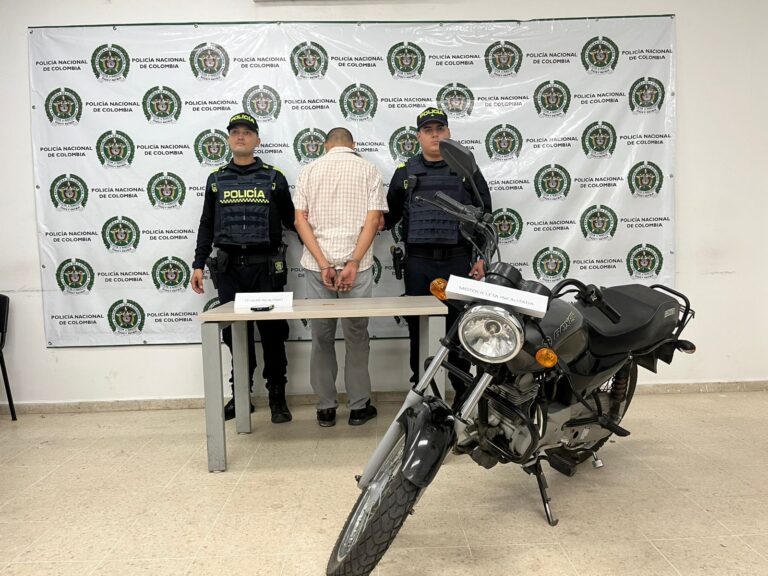 Robó una motocicleta y un celular en Cúcuta