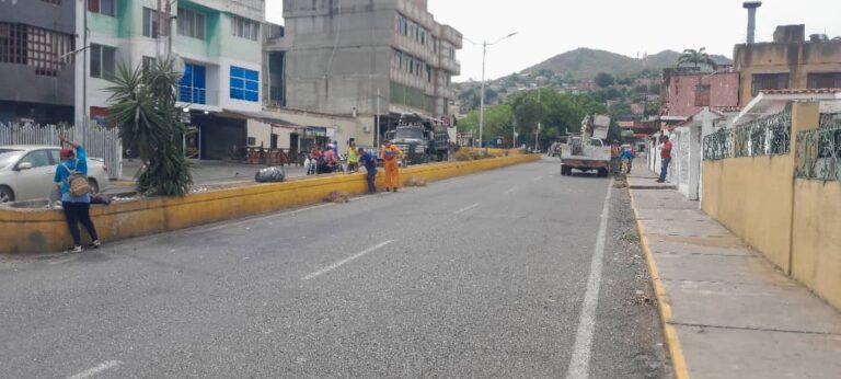 Buena cara muestra la avenida Venezuela, en San Antonio del Táchira