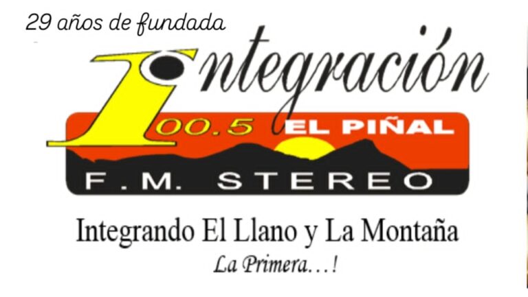 Integración 100.5 FM celebra 29 años de informar y entretener en El Piñal