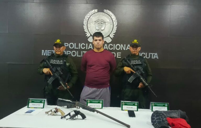 Cae por extorsión y homicidio en Cúcuta