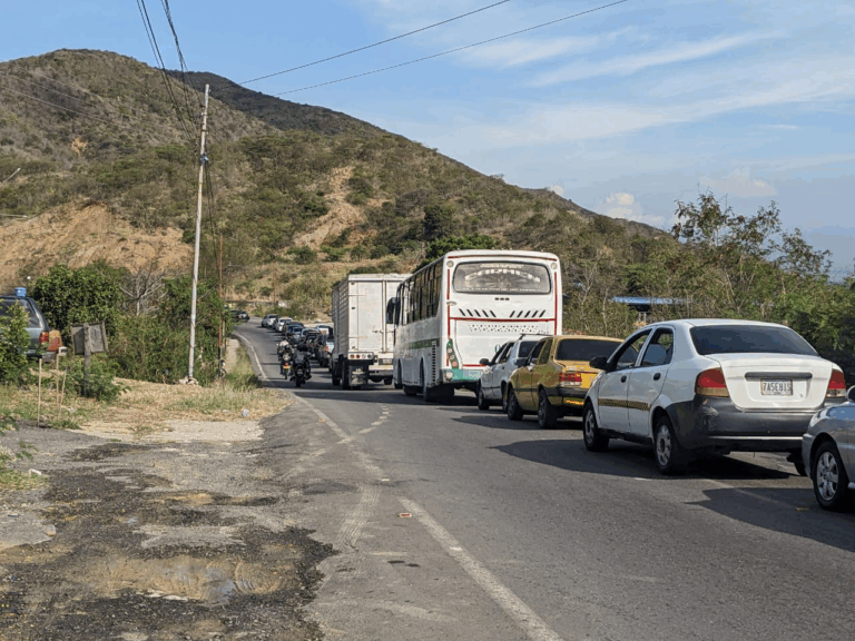 Kilométrica cola por intensos controles en Peracal