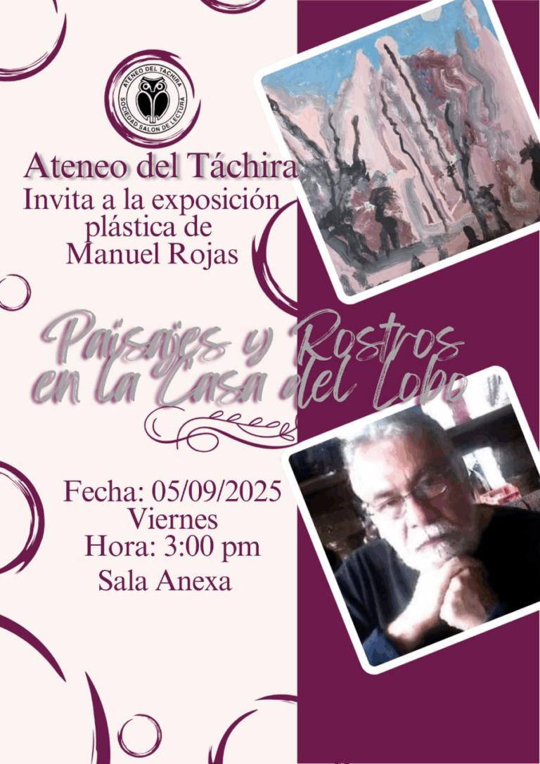 Obra plástica de Manuel Rojas en el Ateneo del Táchira