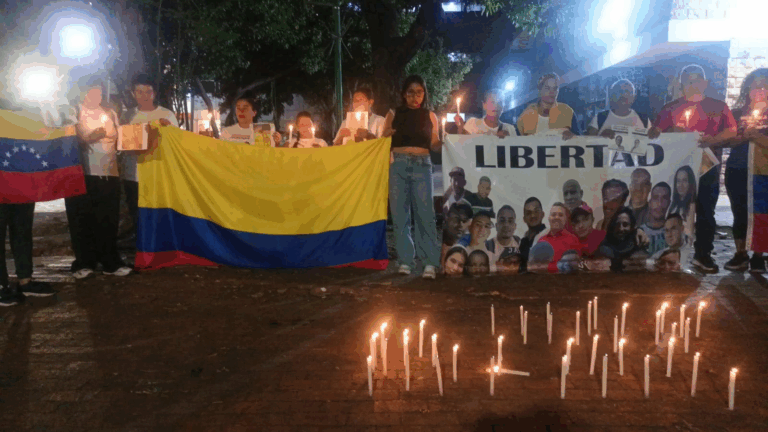 Velatón por los colombianos detenidos en Venezuela