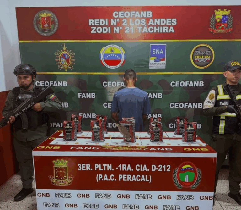 Llevaba estupefacientes ocultos en 10 paquetes de café