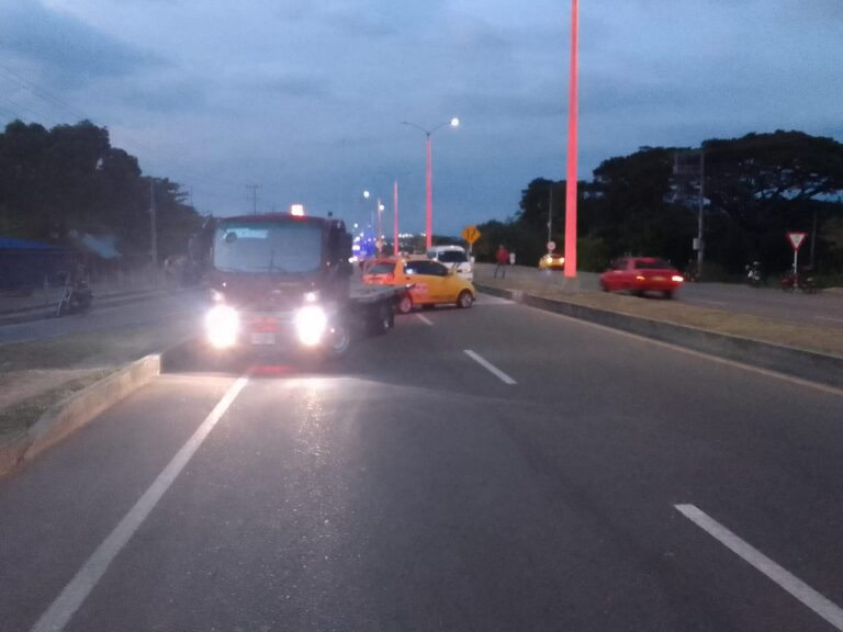 Triple colisión en la autopista La Parada – Cúcuta