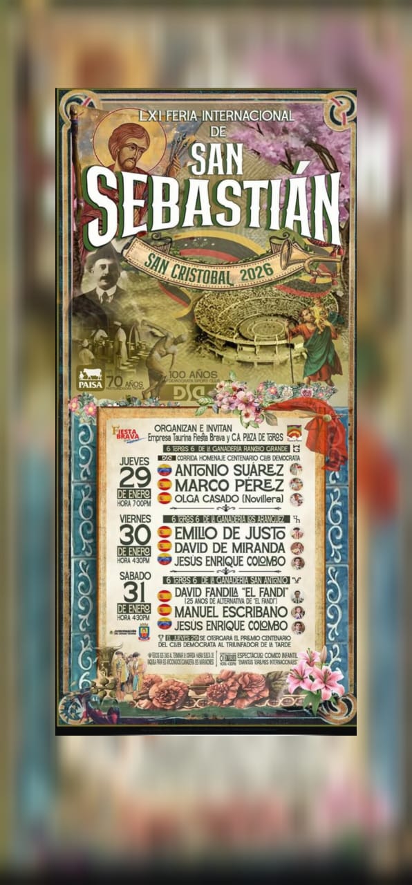 San Sebastián 2026 ya tiene feria taurina