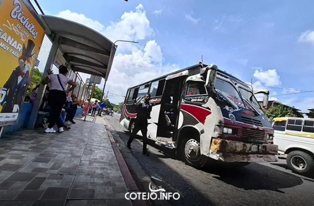 Unidades de transporte en Lara.