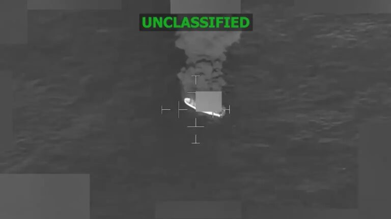 EE.UU. destruye una nueva lancha en el Pacífico Oriental y deja cuatro personas muertas