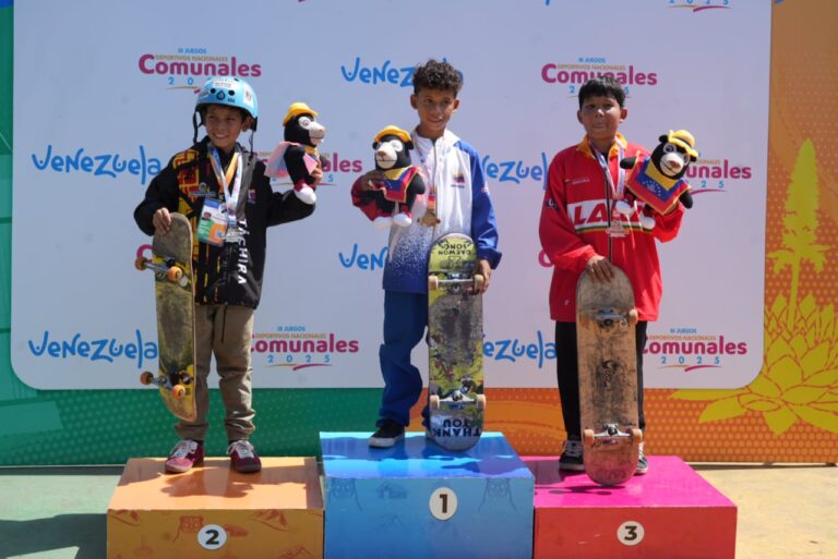 Carlos Useche da plata al Táchira en el skateboarding de los Judenacom 2025