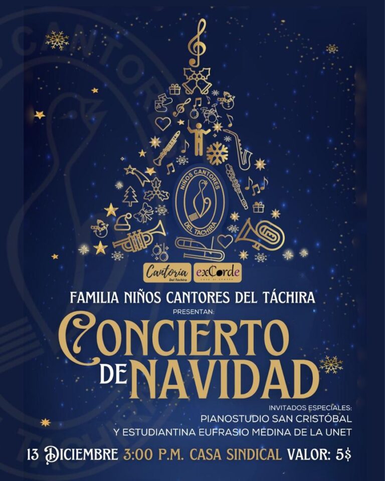 Niños Cantores del Táchira ofrecen gran concierto de Navidad en la Casa Sindical