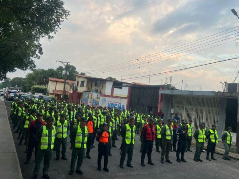 Despliegue de seguridad en Ureña por Vuelta al Táchira en Bicicleta