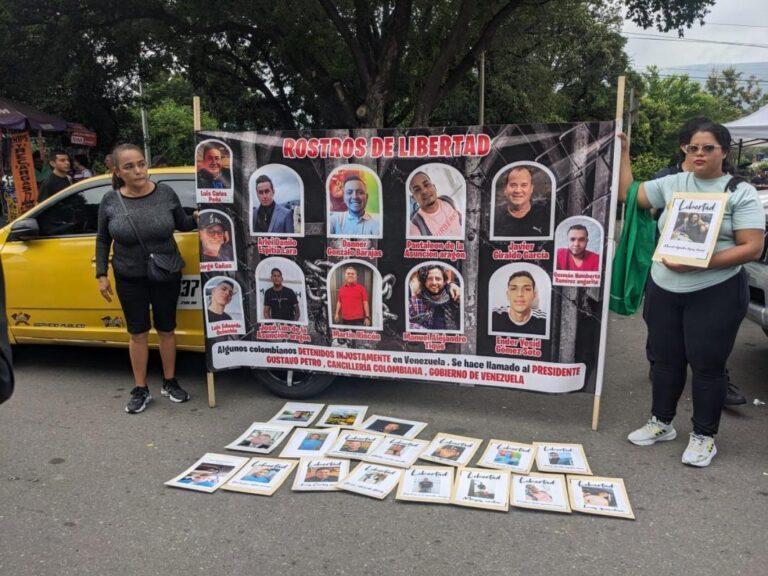 Familiares de colombianos detenidos en Venezuela vuelven a protestar en frontera