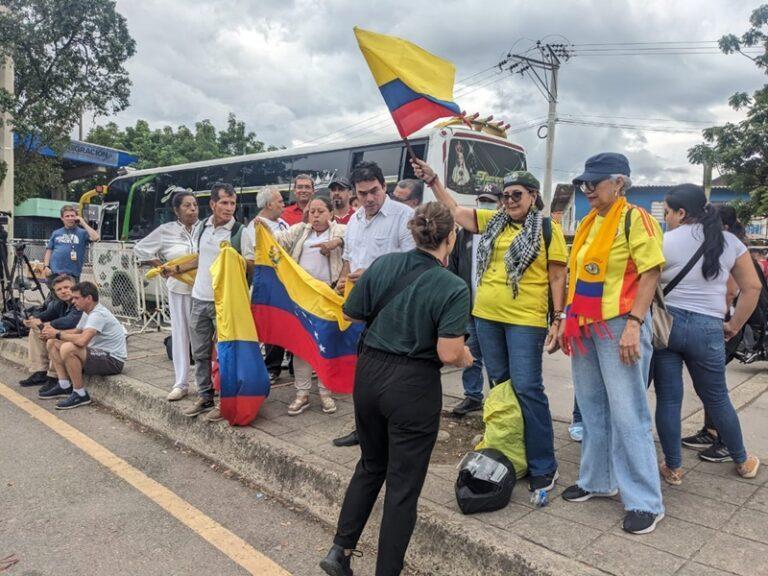 Protestan en La Parada contra las acciones de Estados Unidos