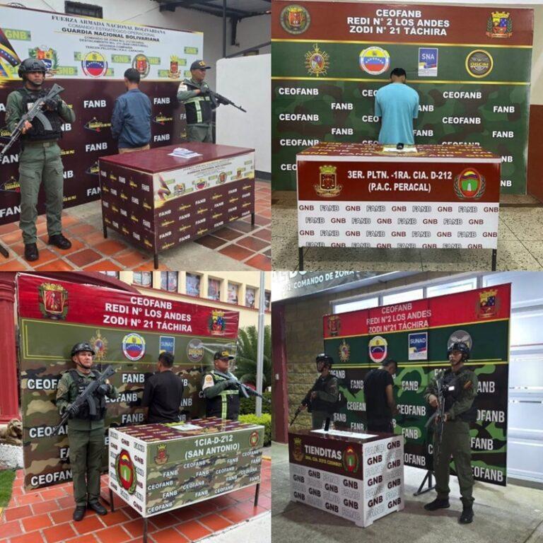 Cuatro aprehensiones por microtráfico en frontera
