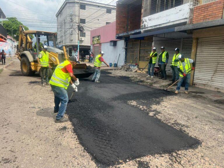 Se inician primeros trabajos de bacheo de 2026 en Ureña