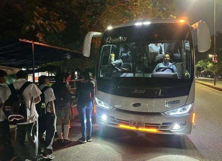 Cúcuta también reactivó el transporte escolar para niños venezolanos