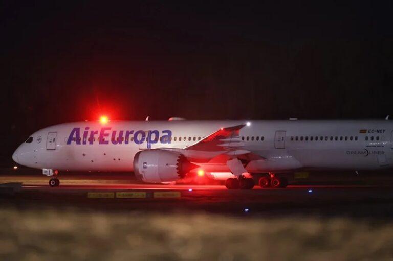 Aterriza en Venezuela primer vuelo de Air Europa desde finales de noviembre