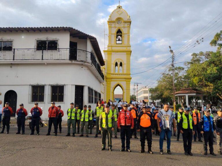 Despliegue de seguridad por el Viacrucis Ureña – La Mulata