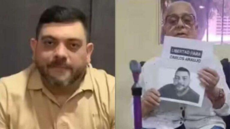 Liberado Carlos Araujo: Tenía orden de excarcelación desde hace más de un mes 